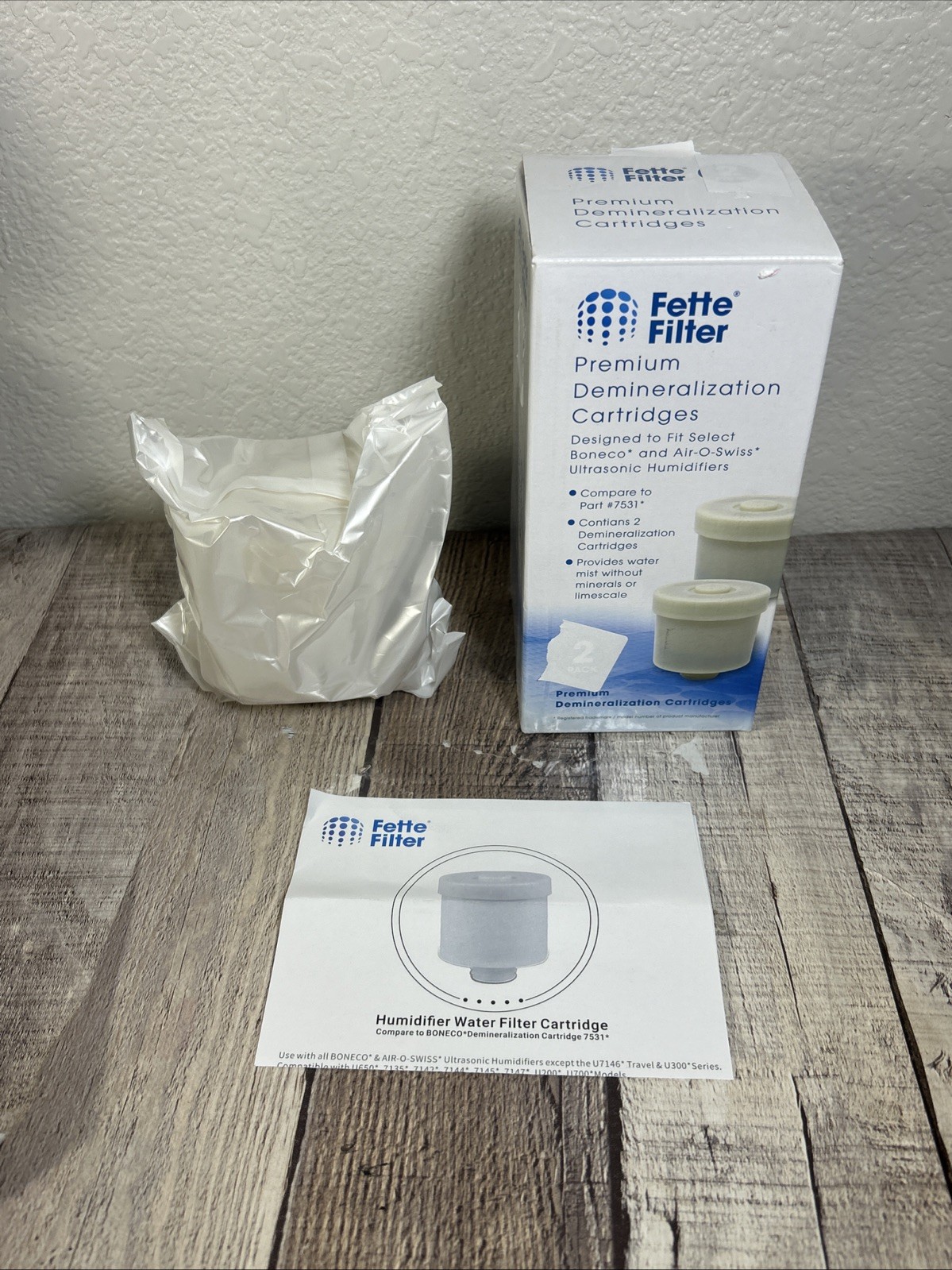 1x Fette Filter Demineralization Cartridge Compatible With Boneco Model No. 7531