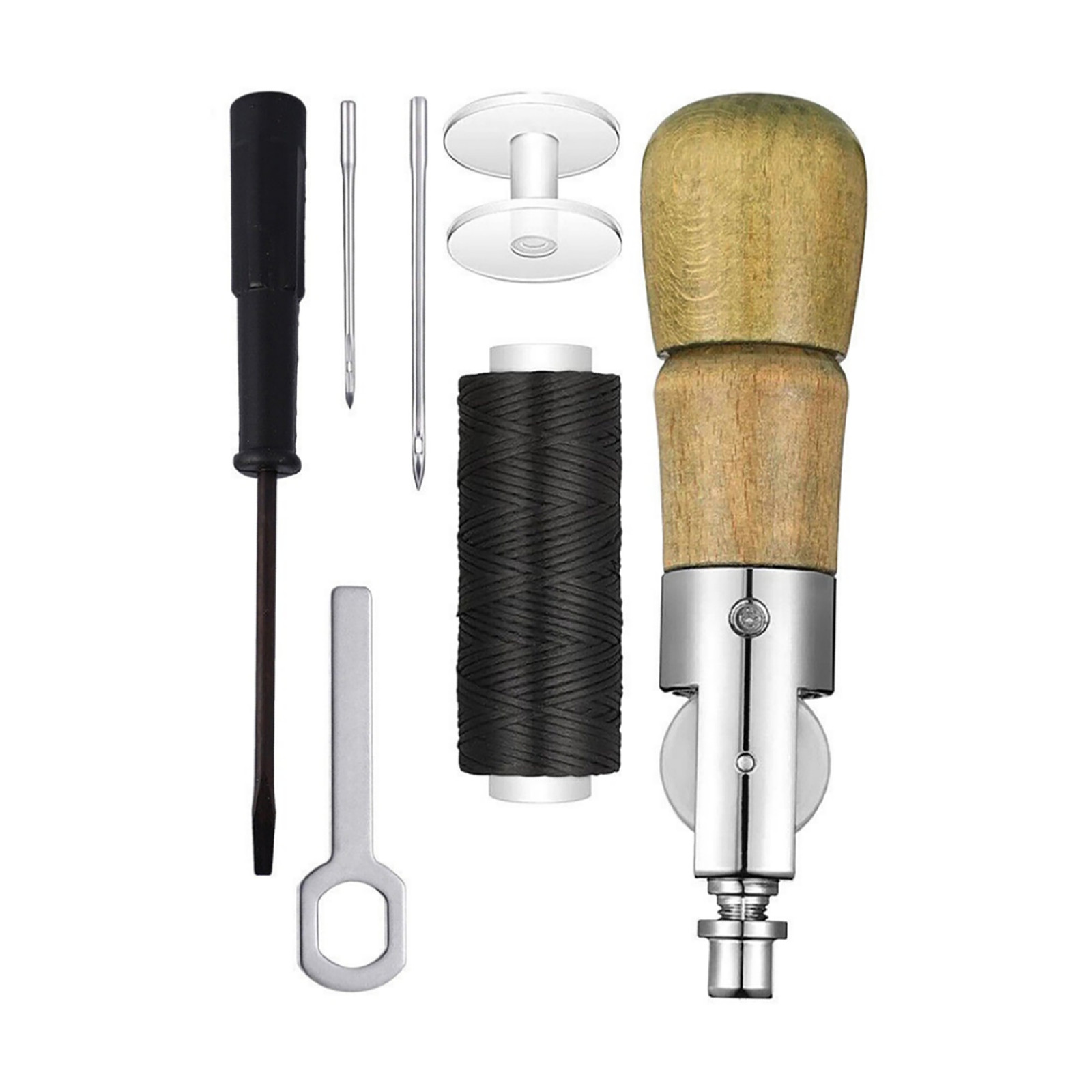 Sewing Awl Tools Kit Leather Sail & Canvas Repair DIY Handmade dd