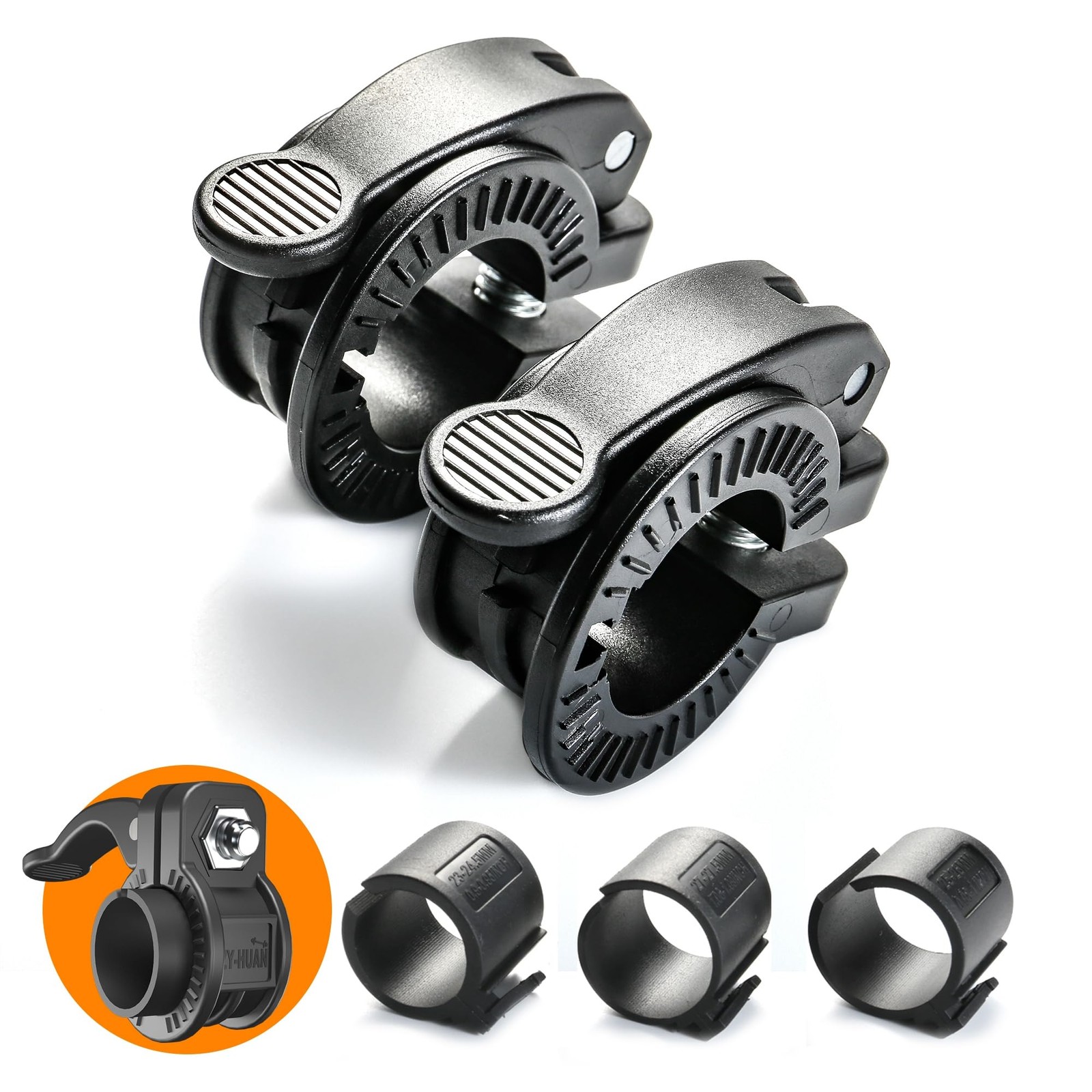 Mini Pro Barbell Clips 1 inch I Multi-Size Adjustable Barbell Collar I 1 inch...