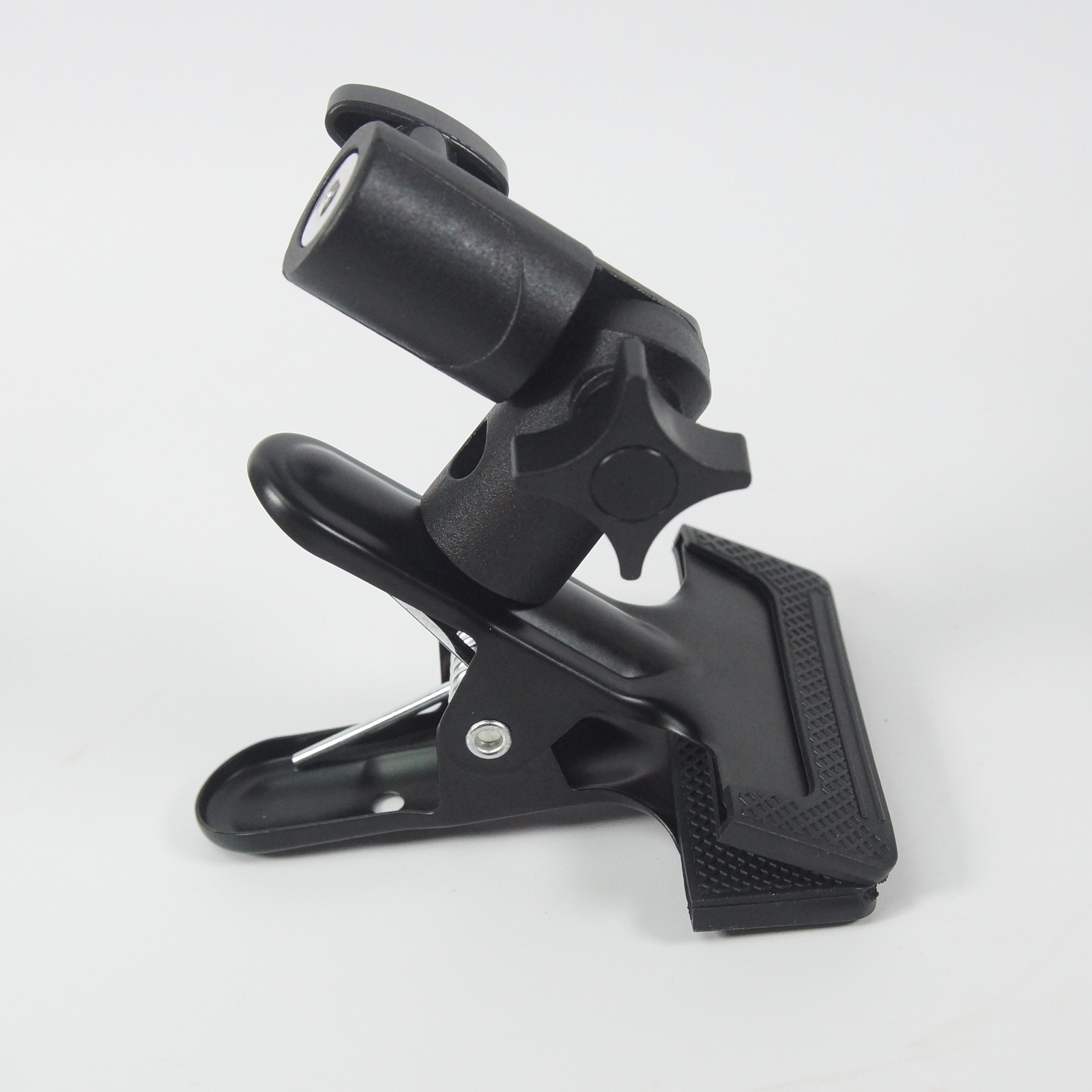 2xPhoto Studio Reflector Clip E Shape Clamp Swivel Mount Adapter For Light Stand
