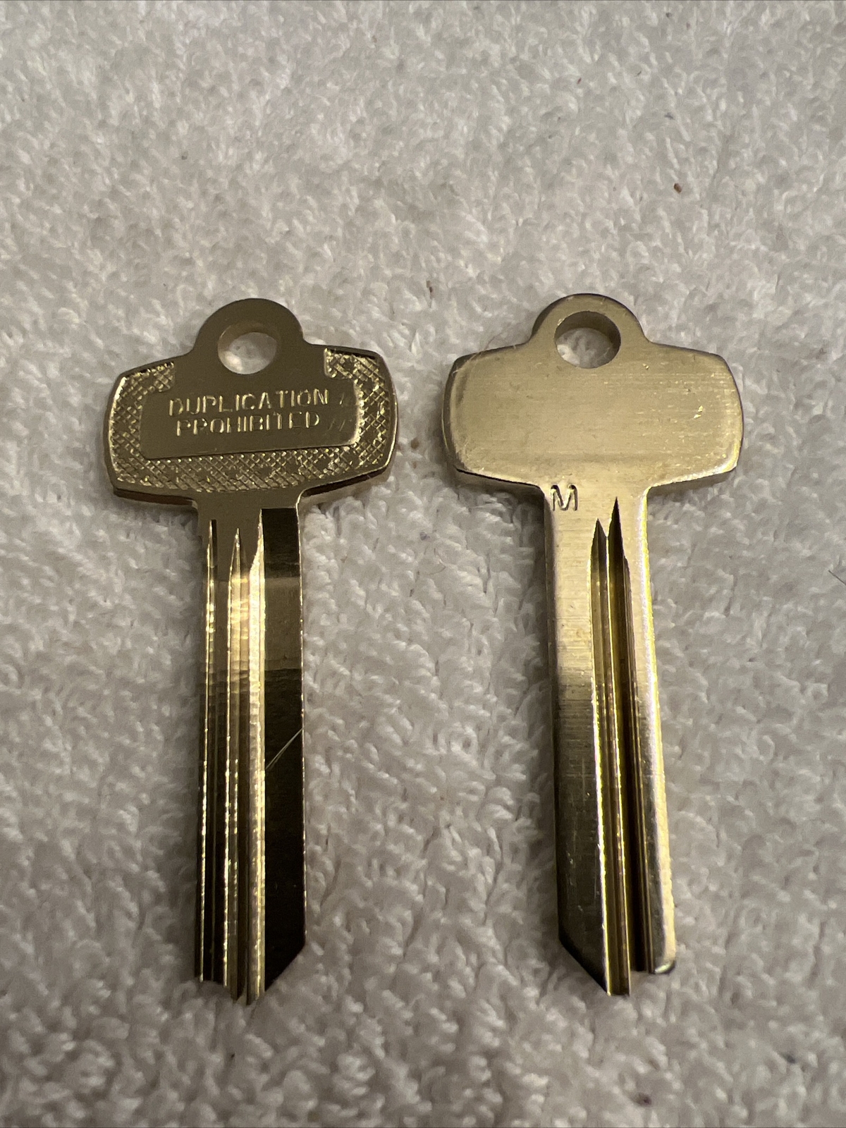 Lot Of 2 New Look Alike Ilco 1A1M1 Key Blank Fits Best M Keyway A1114M Duplicate