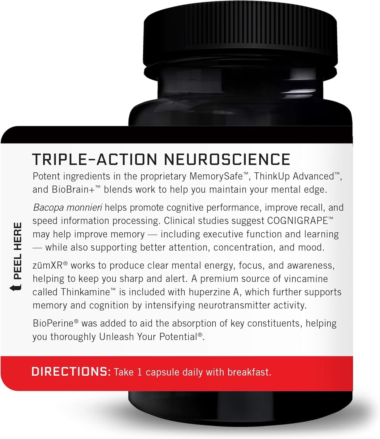 Force Factor Forebrain Nootropic Brain Supplement to Improve Memory 3 PK *READ*