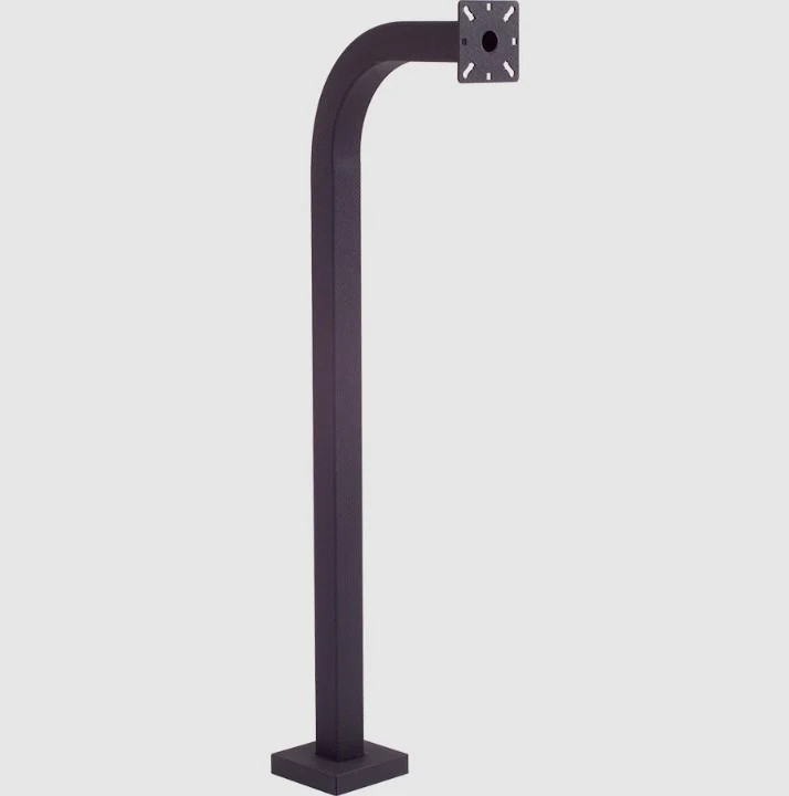 Pedestal Pro 42-9C-BLK 42" Pad Mounted Car Height Gooseneck Pedestal Black-New I