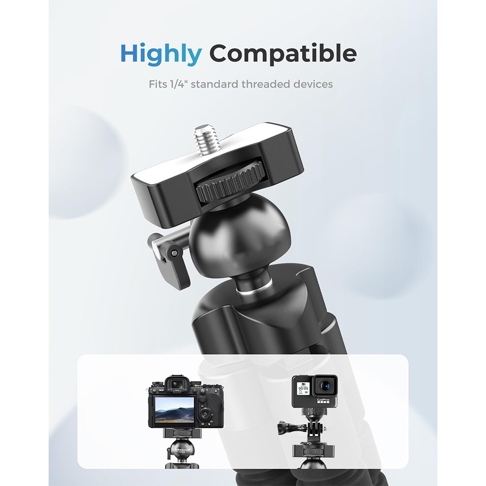 Octopus Adjustable Tripod Stand Flexible Phone Holder for iPhone Camera Bracket