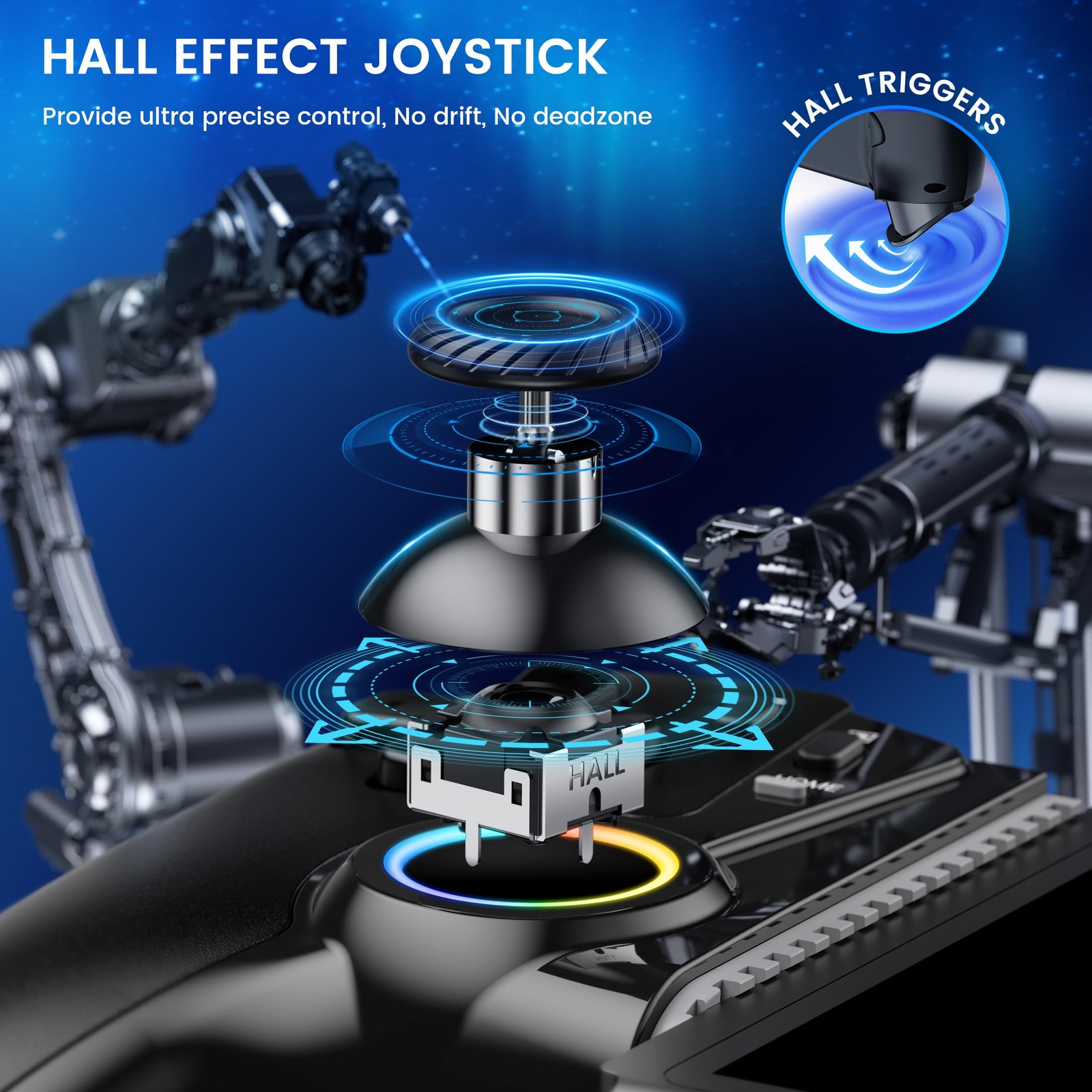 Mobile Gaming Controller for iPhone/Android/Switch 2/Switch/OLED/iPad Mini