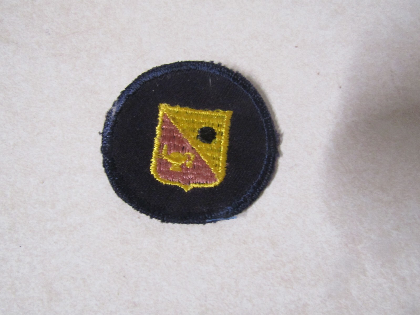 MILITARY PATCH OLD ORIGINAL WW2 ERA US ARMY ORDNANCE CORPS
