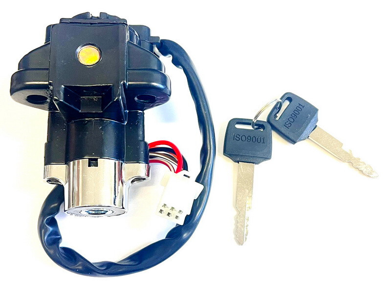 6 Wire KEY SWITCH Set FOR ROKETA GY6 Scooters Moped 250cc YY250T MC54-250B KS26