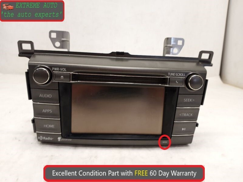 2014-2015 Toyota RAV4 Radio Display Receiver CD 100326 100325 OEM 0R100 or 42200