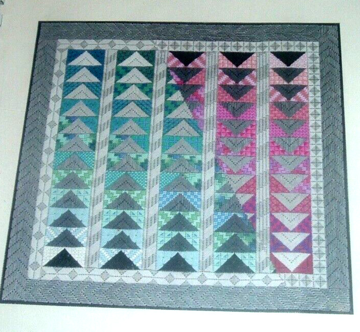 Wild Geese Fly the Gray Scale by Mary Clubb Needlepoint Pattern Chart Graph Book