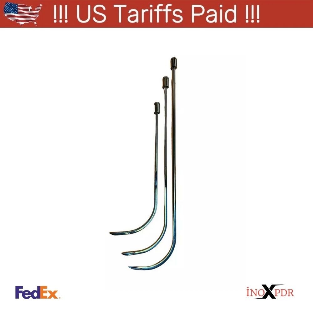 InoxPDR  Steel Paintless Dent Repair  360-Degree Rotation (Handle Not Included)