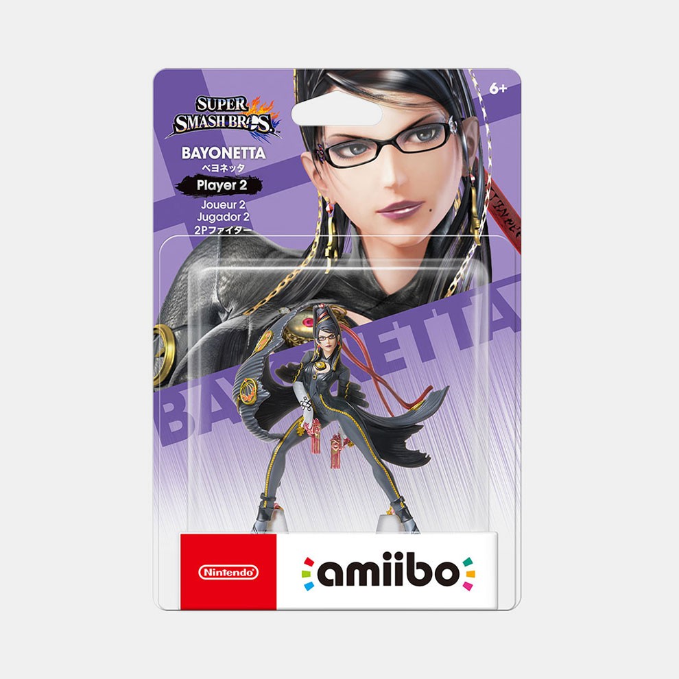 Nintendo amiibo Bayonetta Player 2 (2P Fighter) Super Smash Bros Series Japan JP