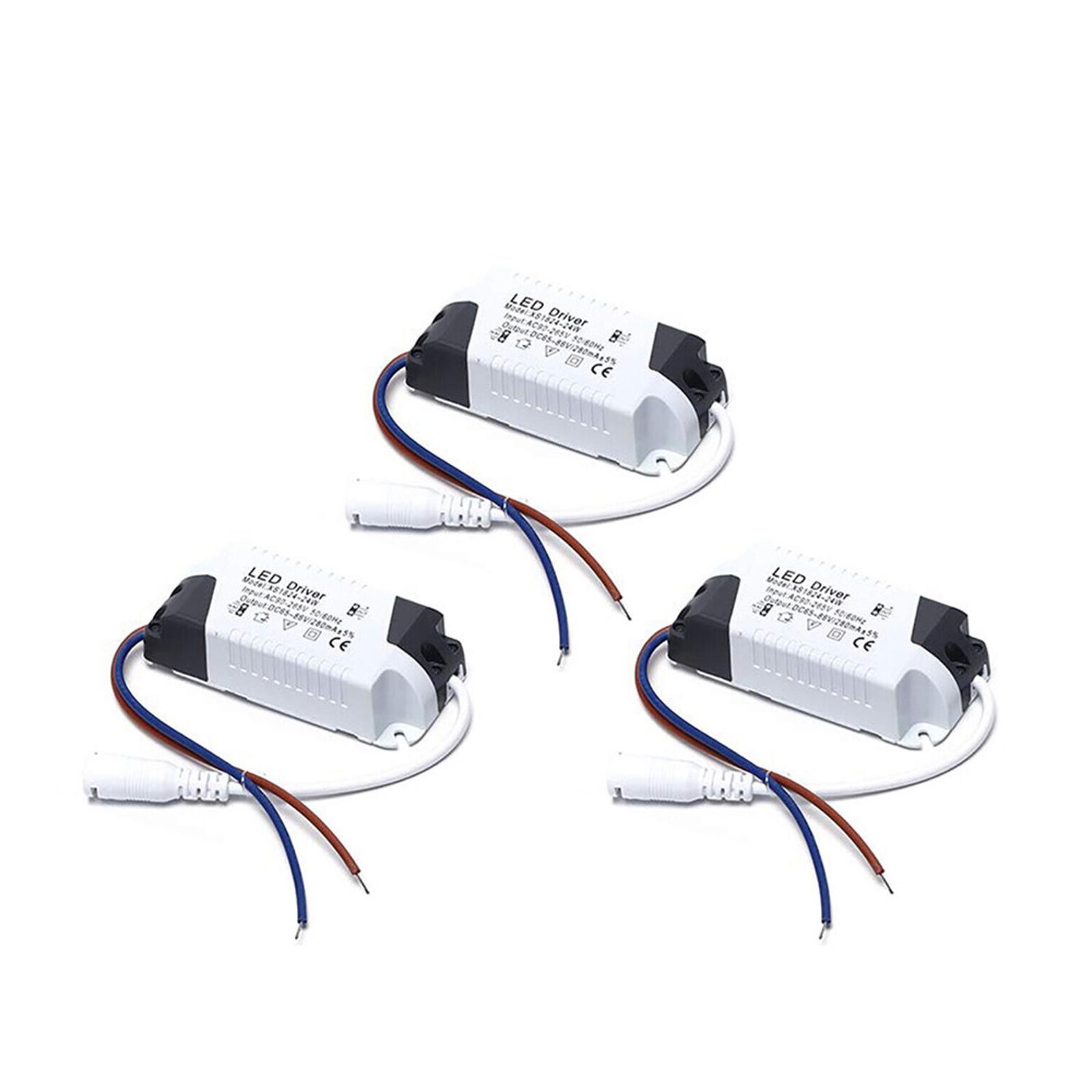 3PCS 18-24W LED Driver Adapter Transformer Ceiling Light Power Supply B