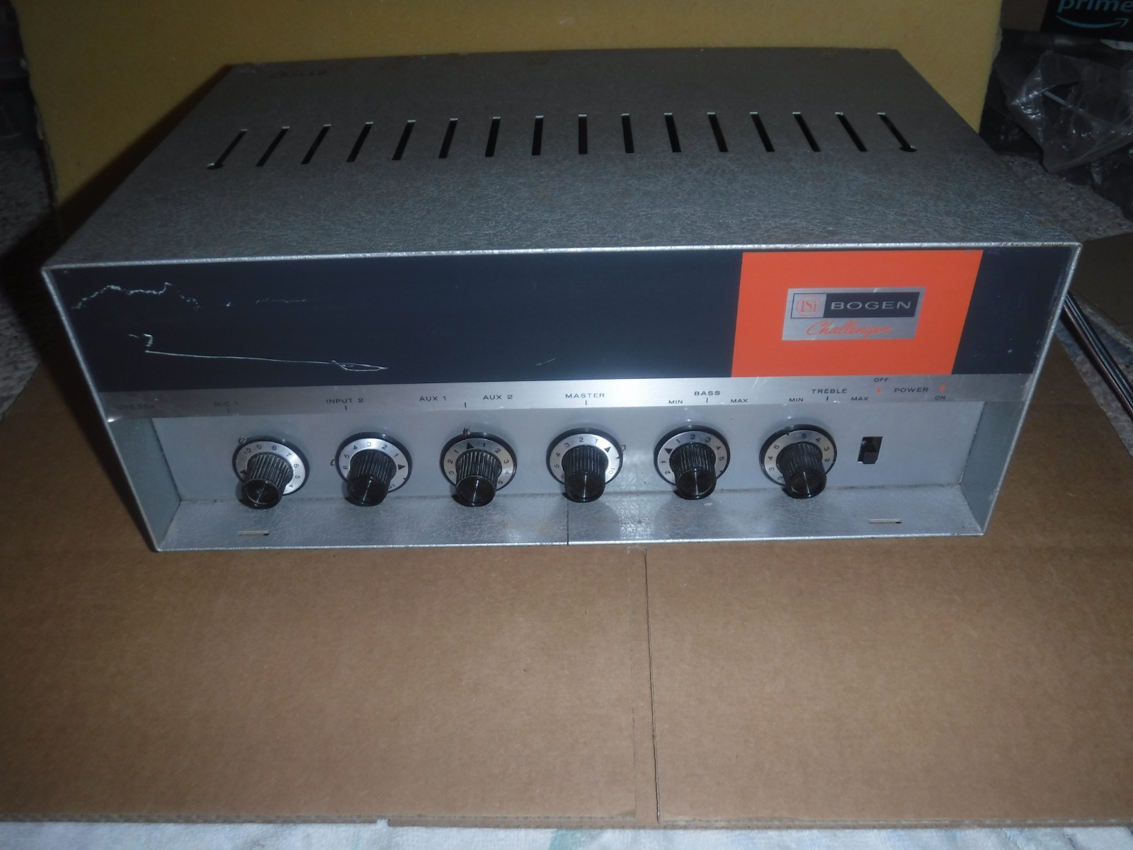 Bogen Challenger Amplifier - CHB-35 35 Watt Tube Amp Untested