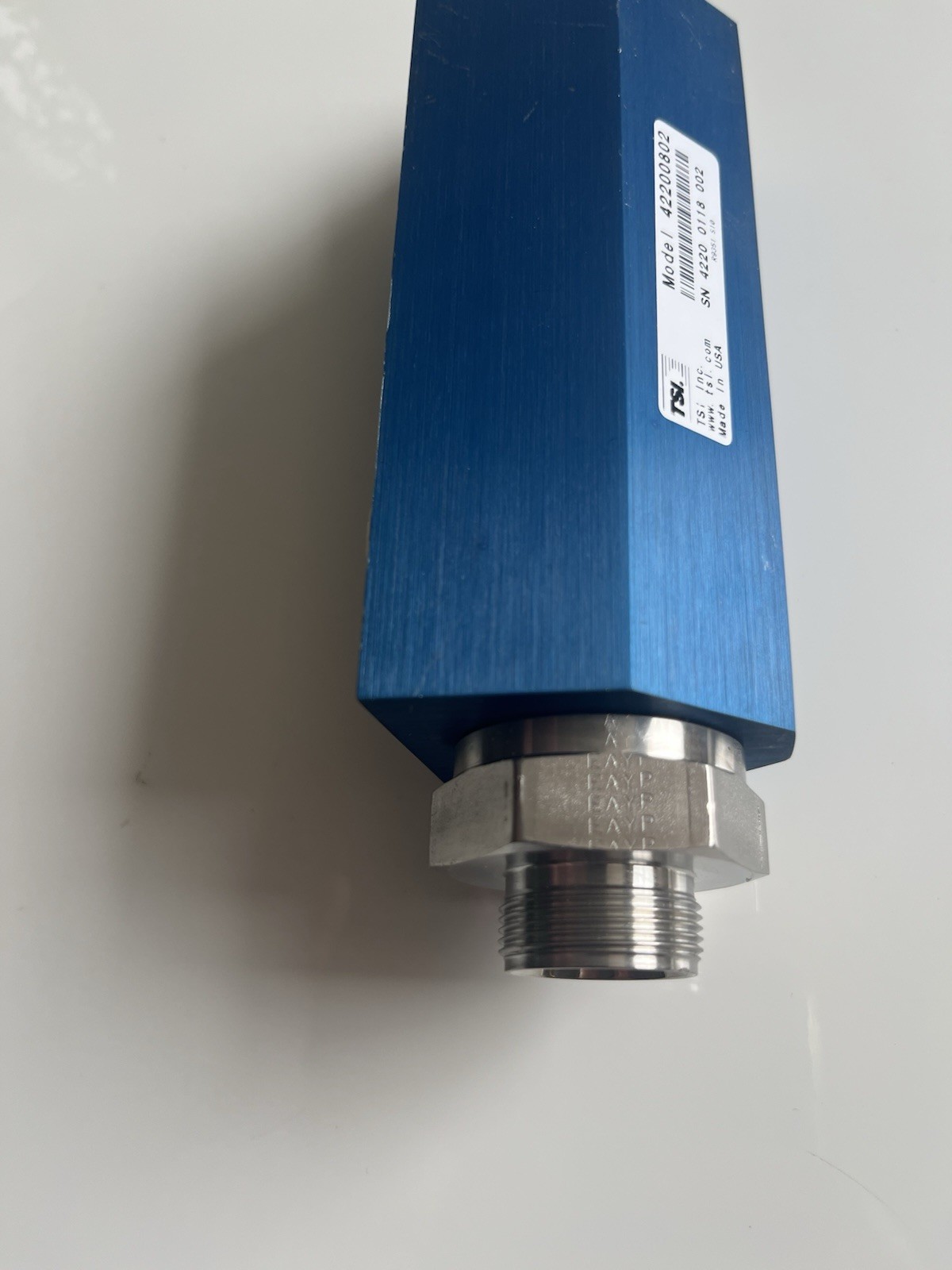 TSI Model 4220 Flow Meter Sensor 4-20mA Output Inline Industrial USA