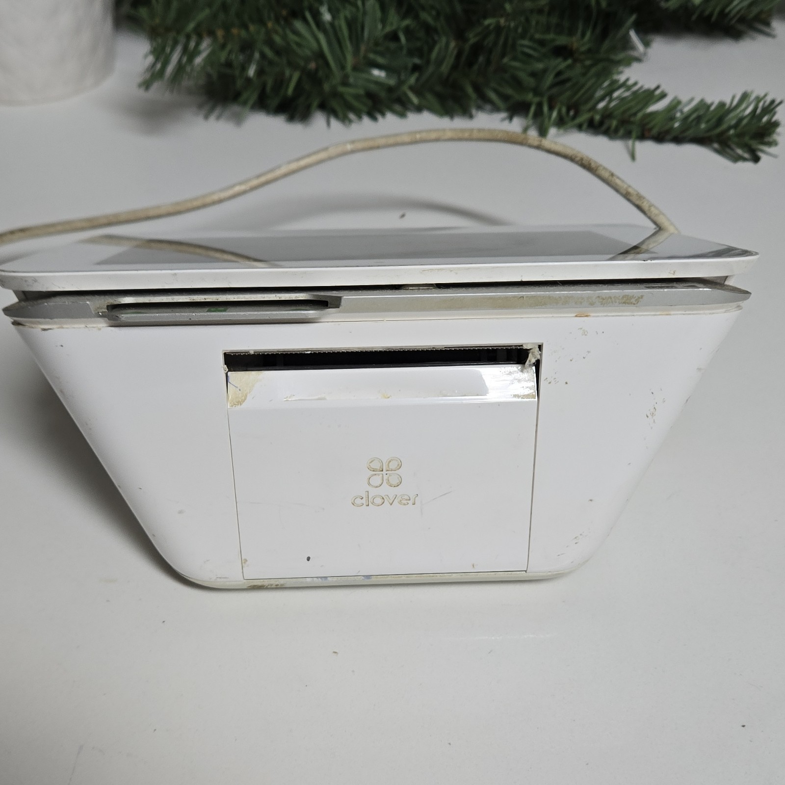 Clover POS System Terminal with Card Reader and Power Adapter Included