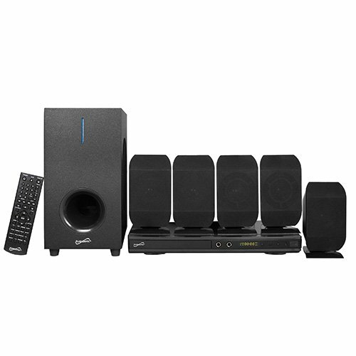 Supersonic SC-38HT 5.1 Channel DVD Home Theater System DVD/CD , Karaoke Mic Jack