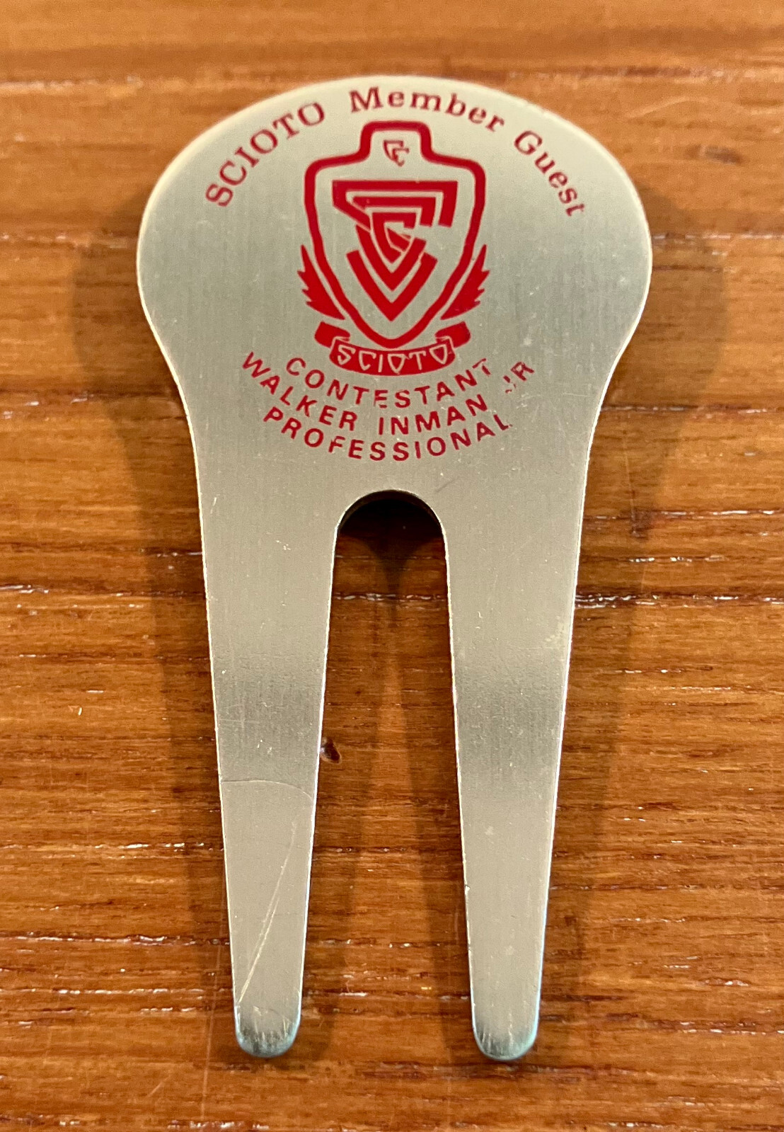 Vintage Scioto Country Club (Ohio) Logo Golf Ball Mark Divot Repair Tool