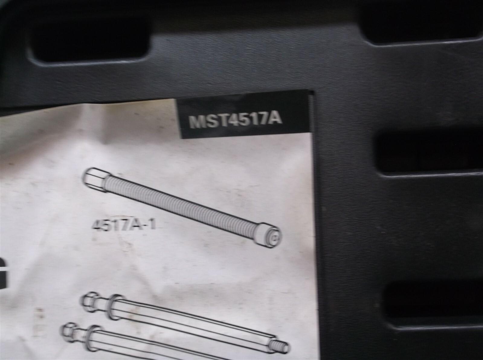 Case Only For A Matco Tools 7-Ton Puller/Bearing Separator With One Broken Latch