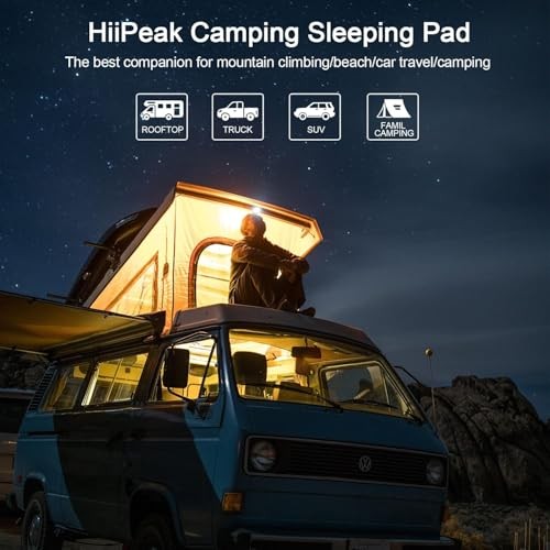 Sleeping Pad for Camping- Ultralight Inflatable Sleeping Mat New Blue Double