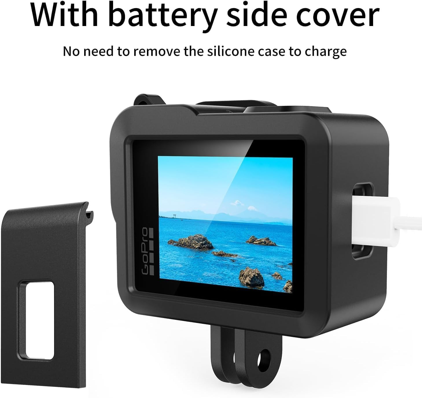 Accessories Kit Compatible with Go Pro Hero 4K Action Camera Including Silicone
