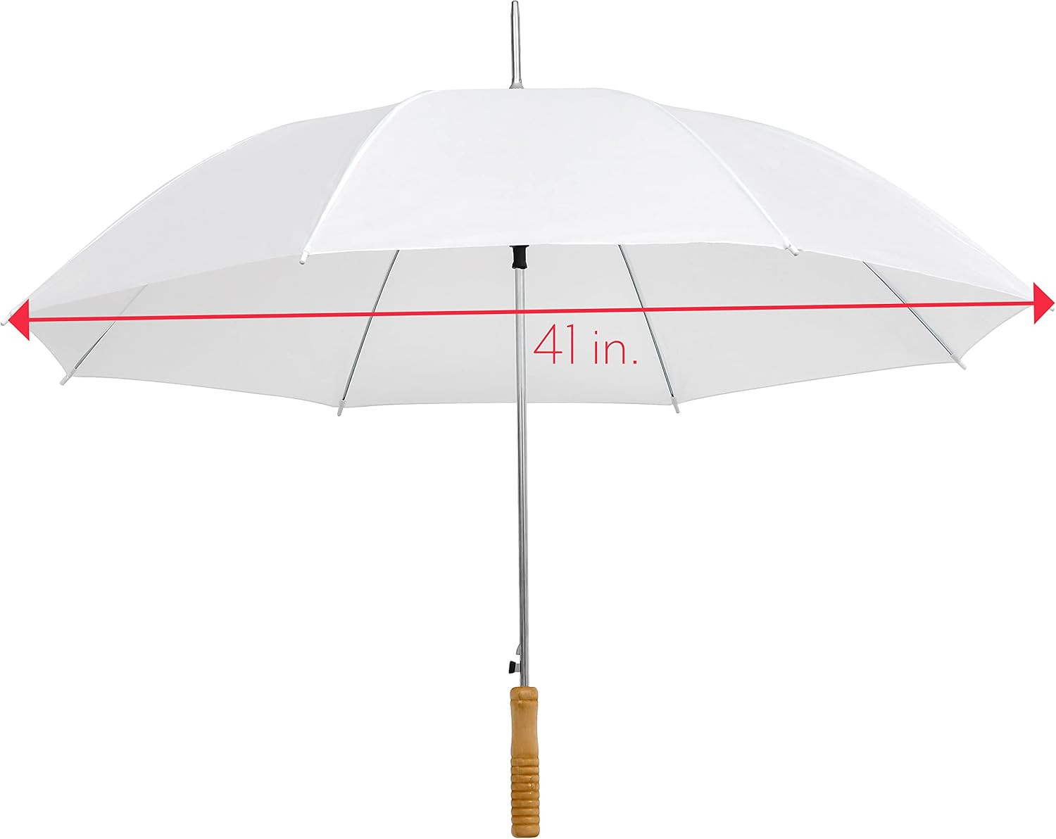 Wedding Umbrella - 48" Umbrella - Manual Open - 7 Pack (White)