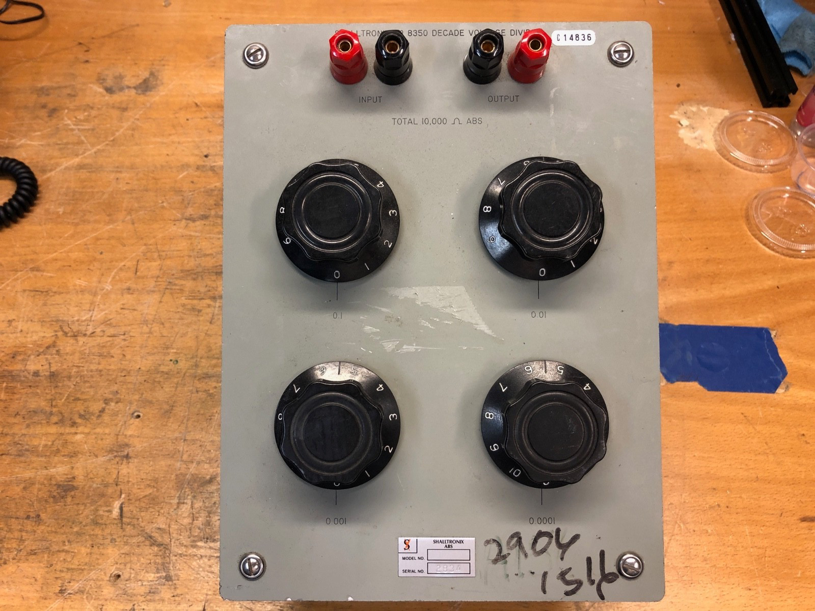 ShallTronix 8359 Decade Voltage Divider, Bench Tested