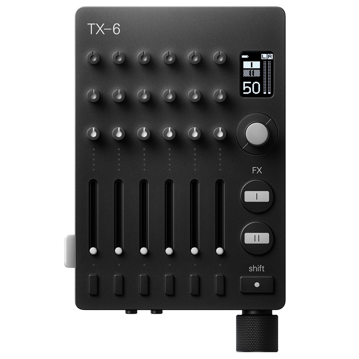 Teenage Engineering TX-6 Ultra-Portable Pro Mixer and Audio Interface - Black