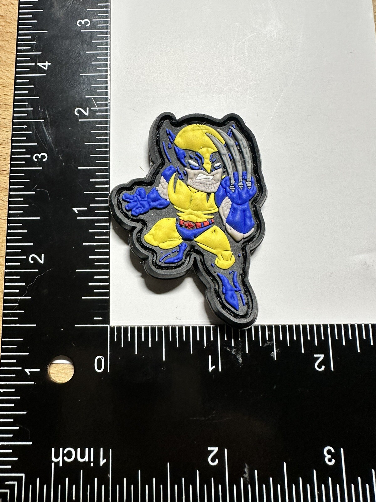 Wolverine marvel xmen pvc rubber morale ranger eye patch Edc