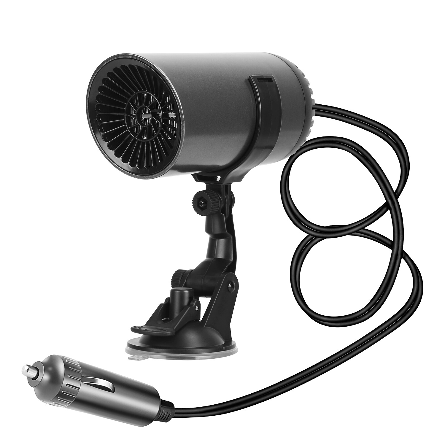 12V/24V 150W Portable Electric Car Heat Heated Fan Defogger Demister Defroster