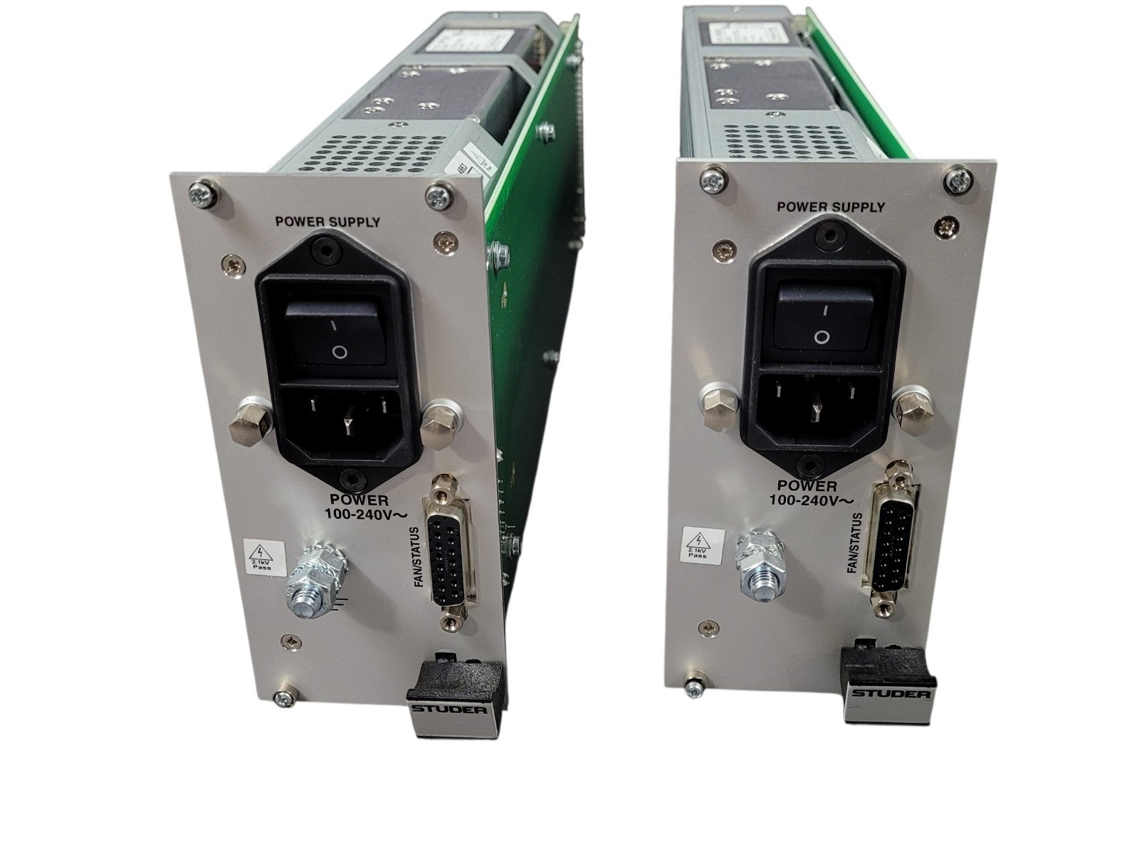 Pair Of Studer SNP-Z209 D21M Power Supply Units - Tested Working