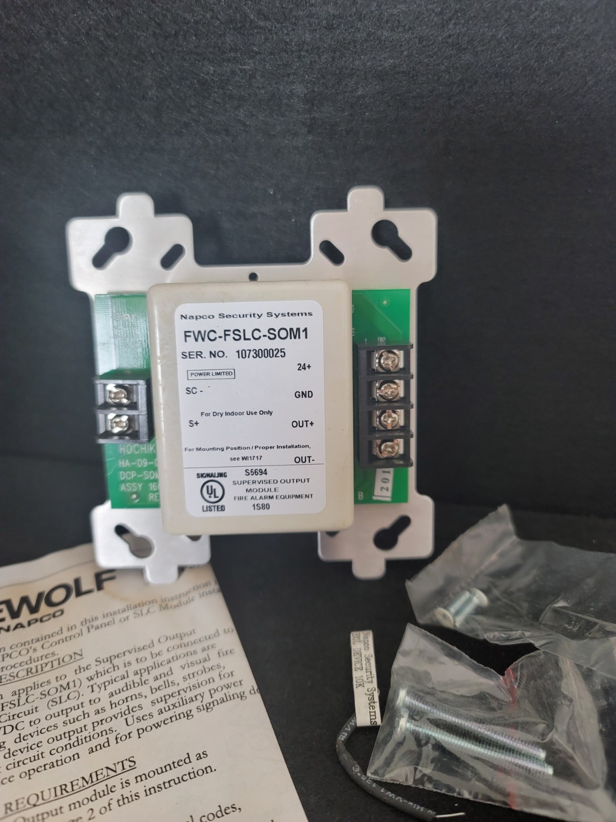 Napco FWC-FSLC-SOM1 Supervised Output Module