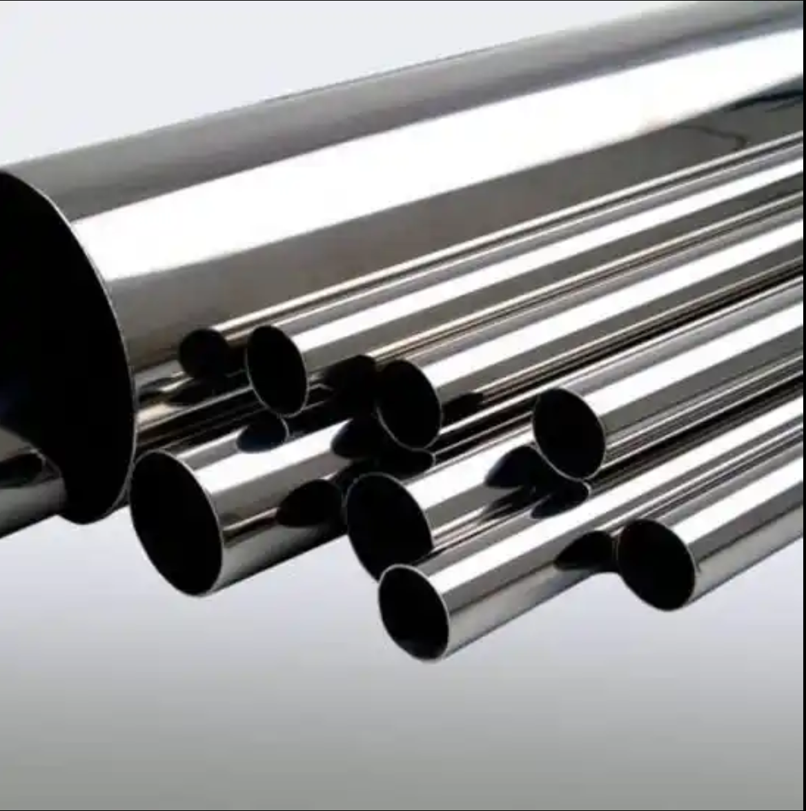 304 Stainless Steel Polish Round Pipe Tubing 1/2, 3/4, 1, 1-1/4, 1-1/2, 2"