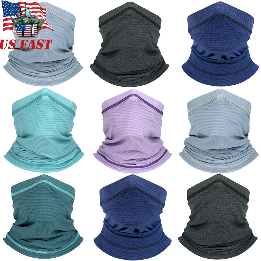 Men/Women UV Protection Face Mask Neck Gaiter Windproof Scarf Breathable Bandana