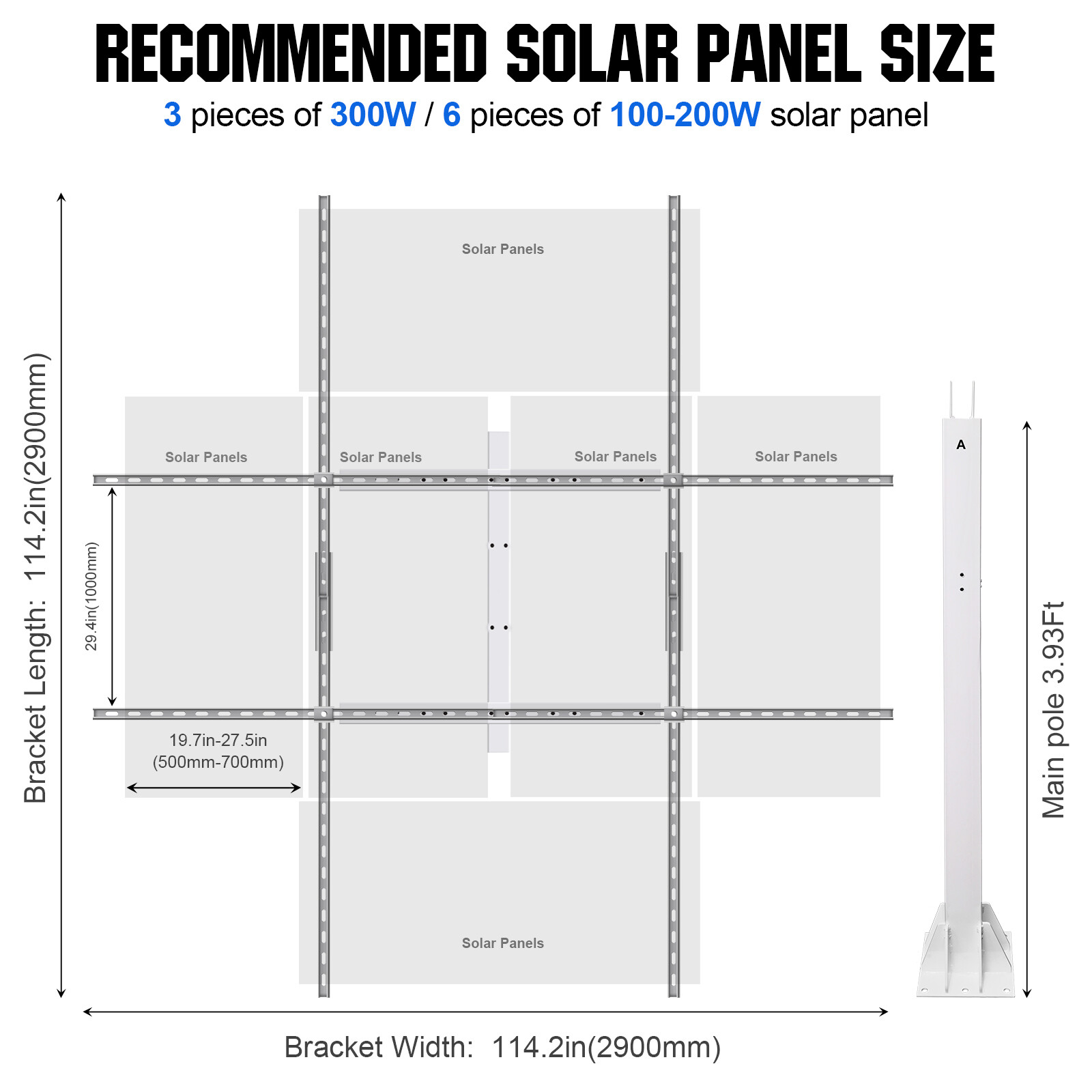 ECO-WORTHY Solar Panel Kit Tracking System Dual Axis with Tracker Controller