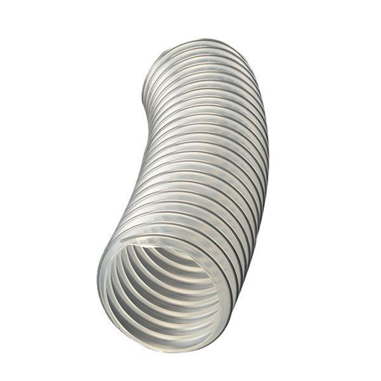 4'' Diameter Clear Flexthane Dust Collection Hose 10 Foot Length