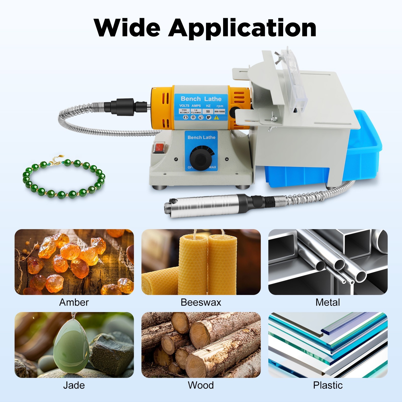 Mini Table Saw, 110V Multifunctional Electric Grinding Machine With Table Saw