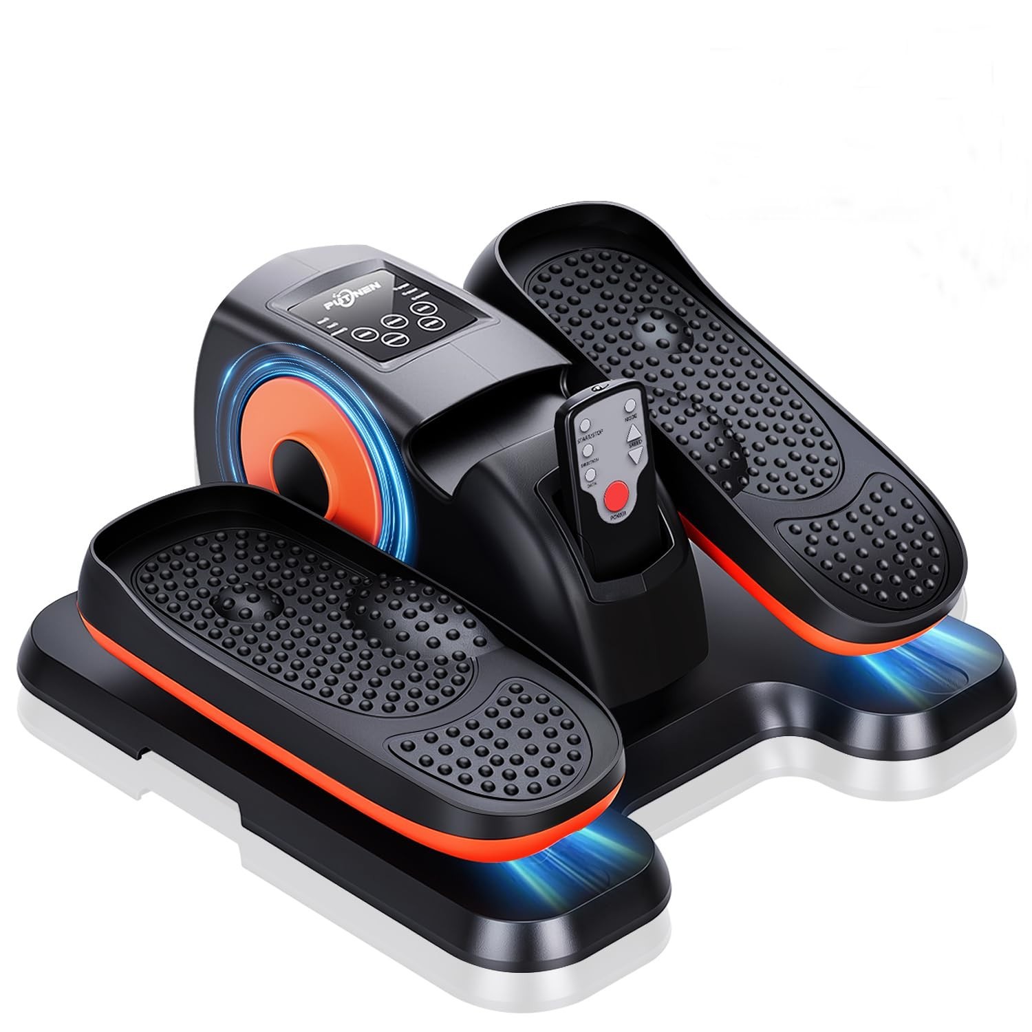 Portable Under Desk Elliptical Machine - Electric Leg Exerciser for Seniors, No
