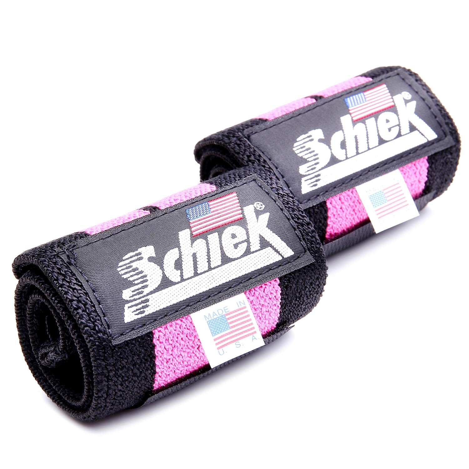 12" Pink Heavy Duty Wrist Wraps - Wrist Band for Maximum Support