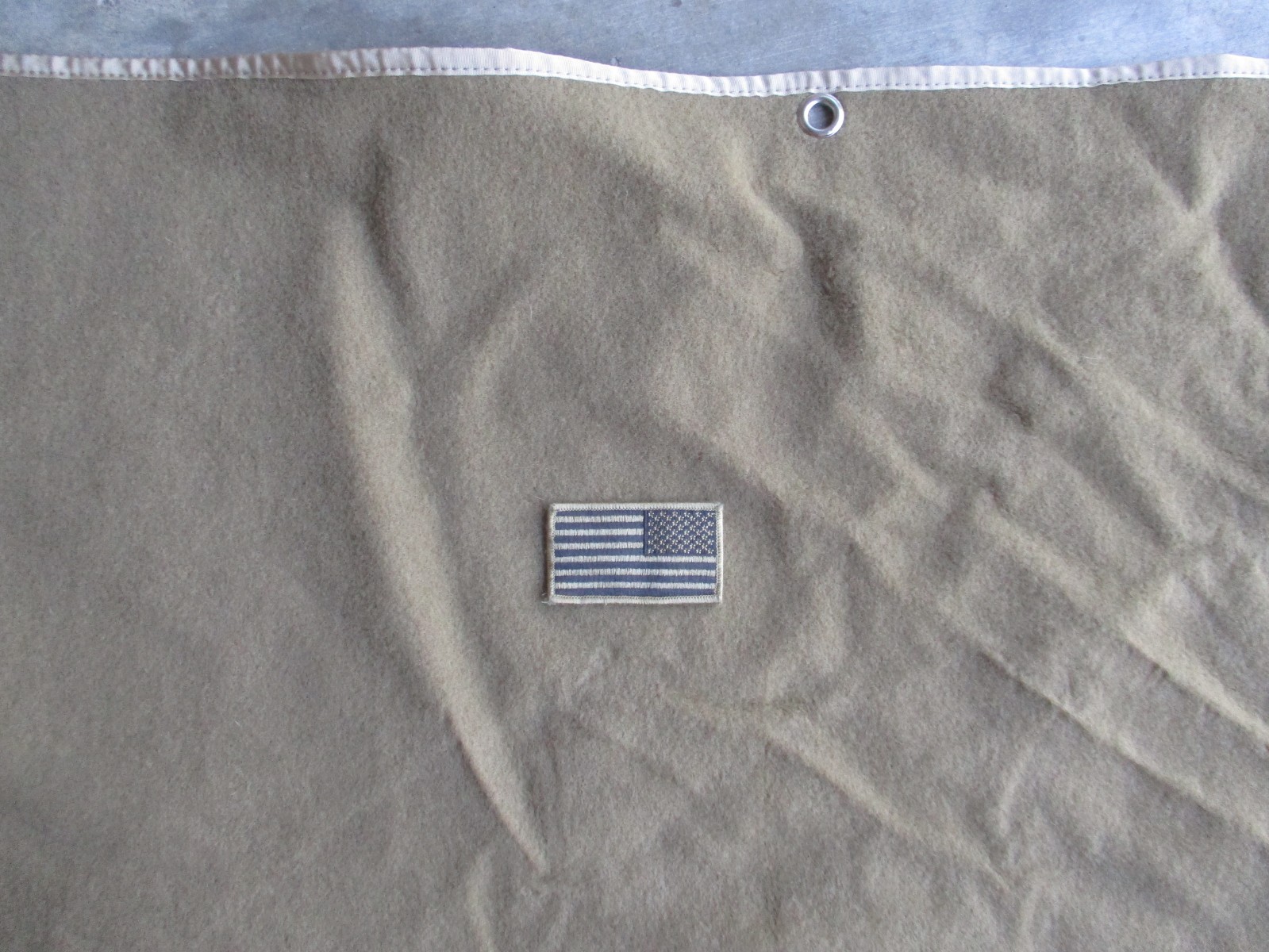Tactical Morale Patch MilSpec Coyote Tan USA Made Velcro® Loop Panel 28x39
