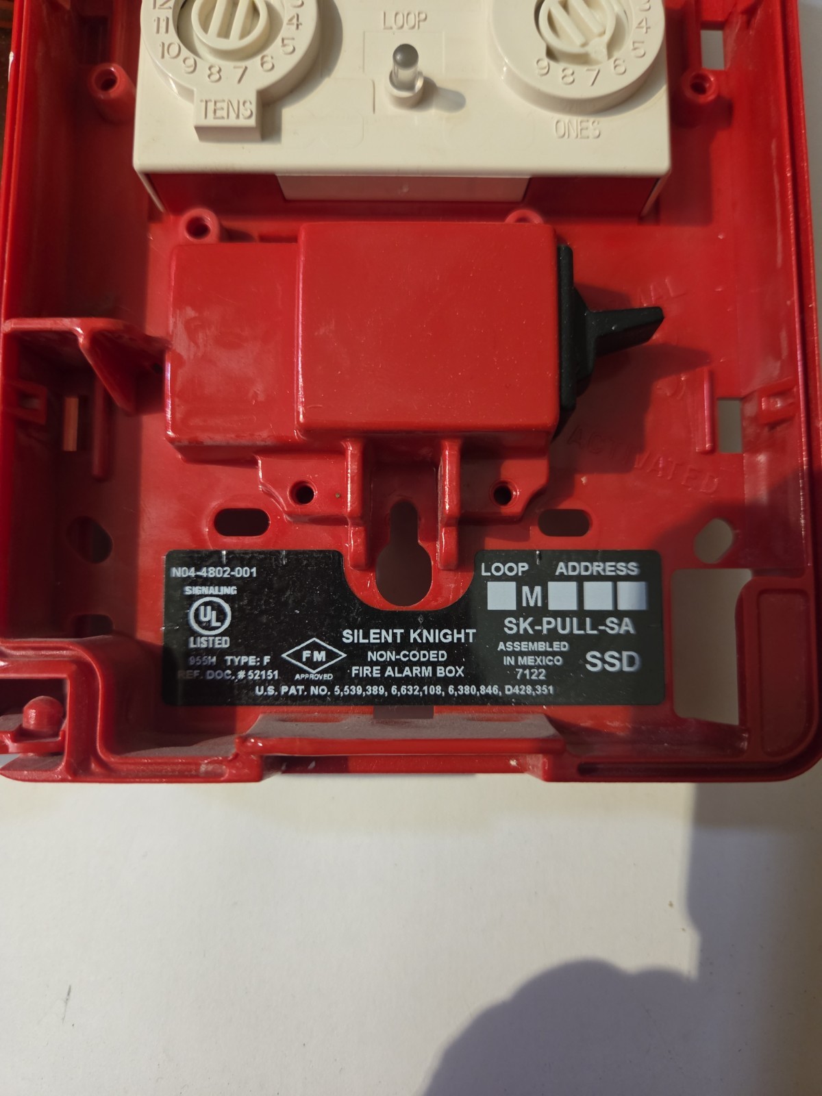 Silent Night SK-PULL-SA Addressable Fire Alarm Pull Station W/ Key