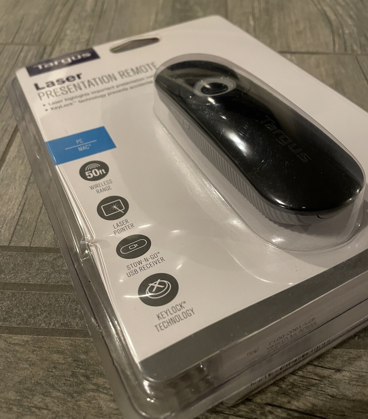 Targus Laser Presentation Remote with Key Lock Technology to Lock Non-Essential