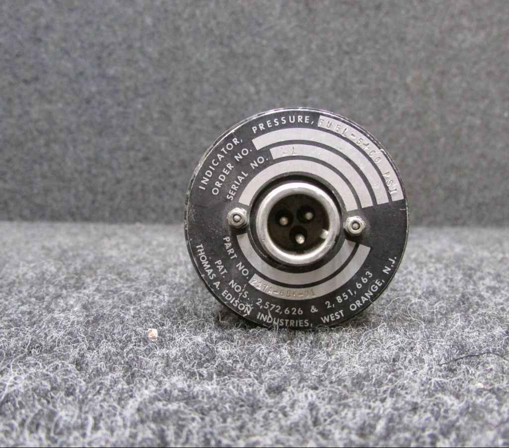 21TA-65K-D1 Edison Fuel Pressure Indicator