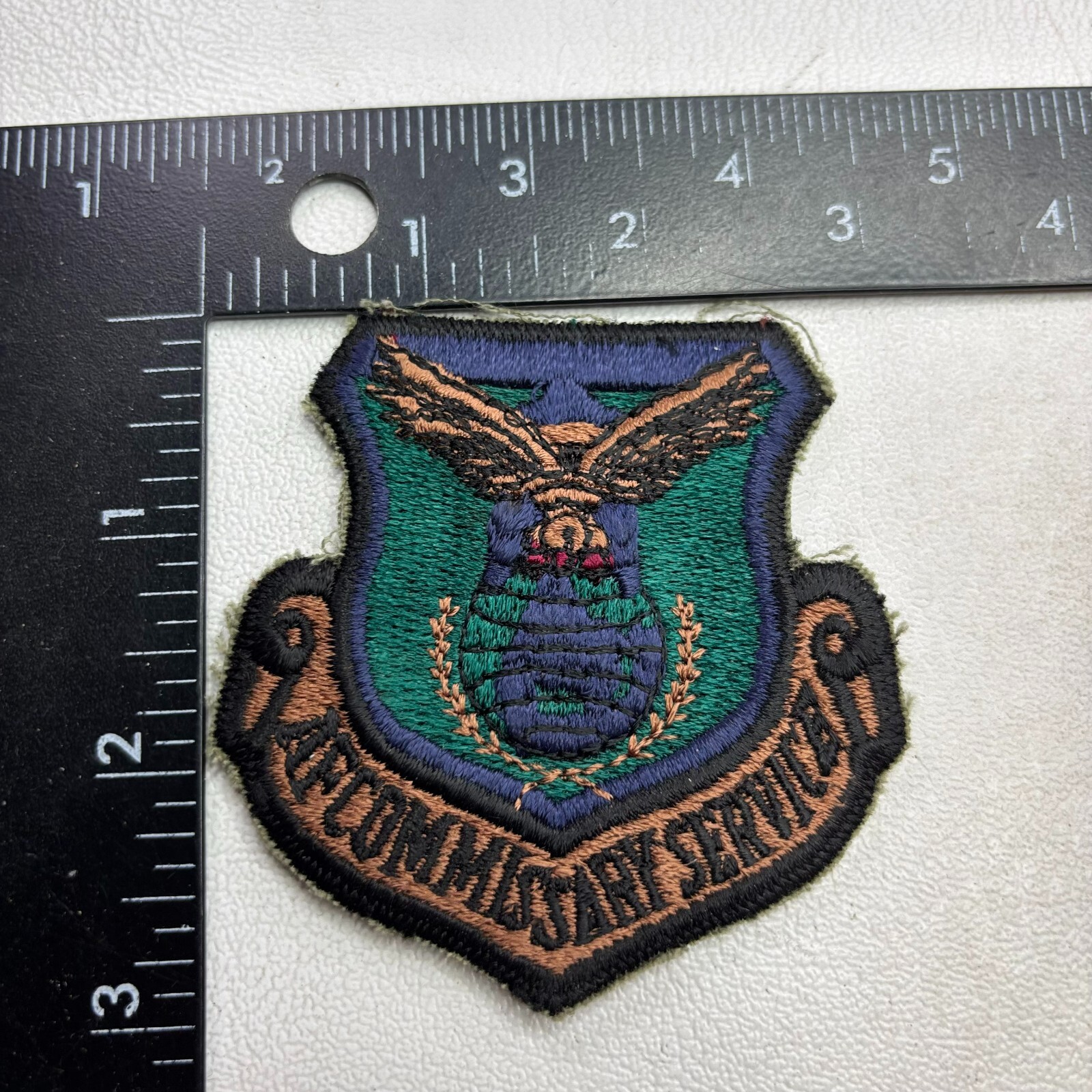 Military US Air Force AF COMMISSARY SERVICE Subdued Patch 561N