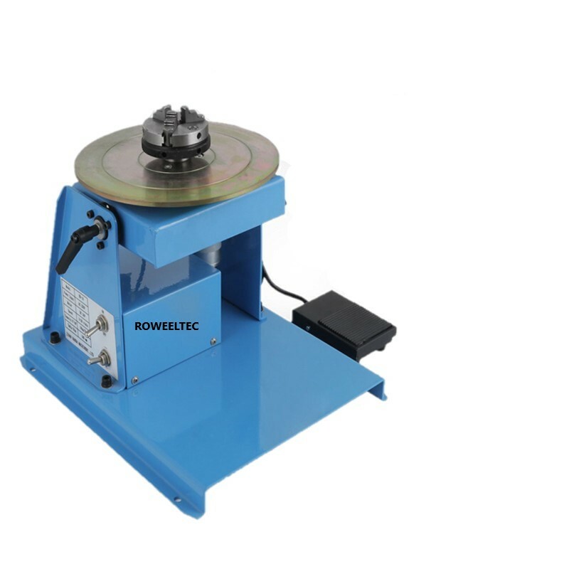 10kg Mini 2.5" 3 Jaw Lathe Chuck Rotary Welding Positioner Turntable BY-10