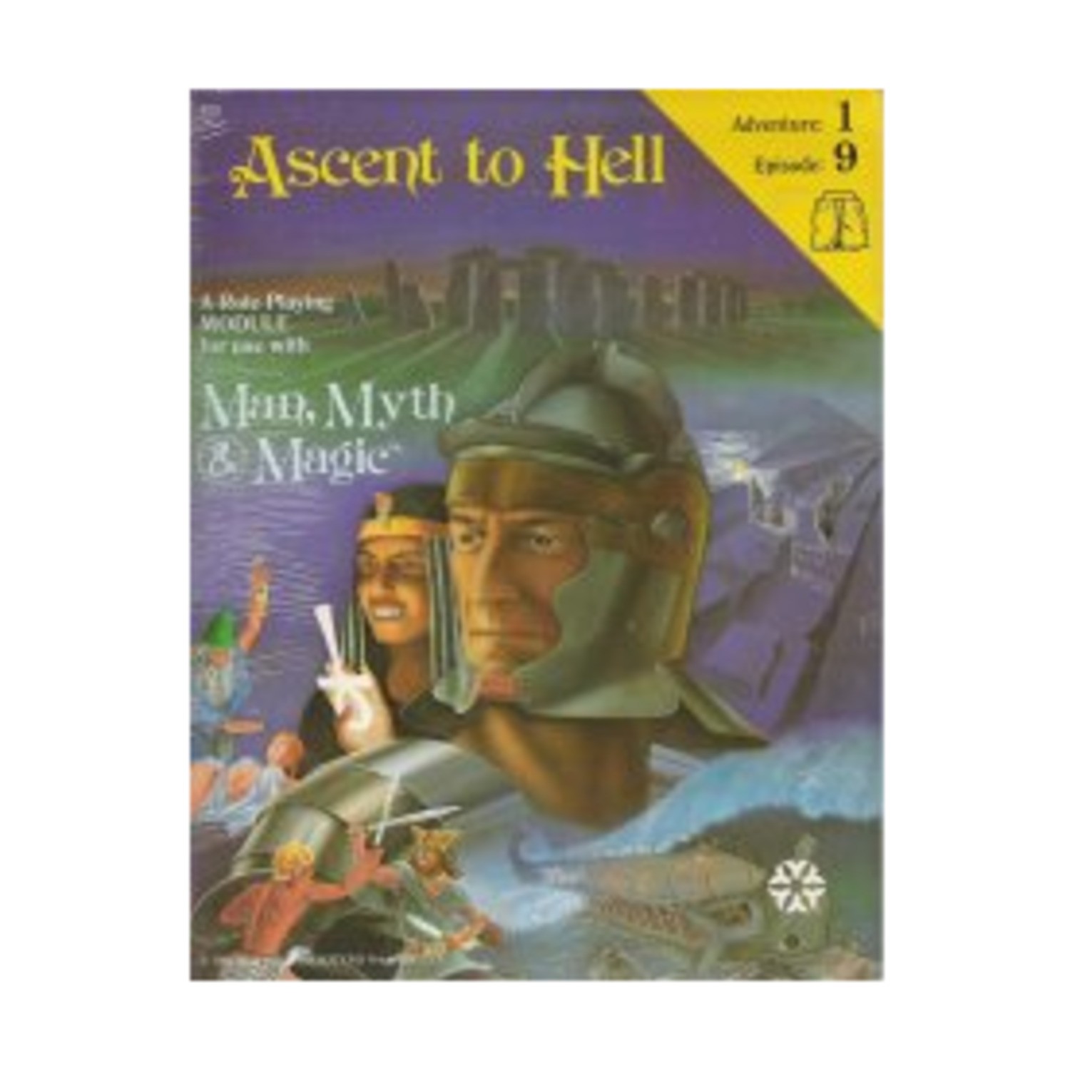 Yaquinto Fantasy RPG Ascent to Hell VG+/NM