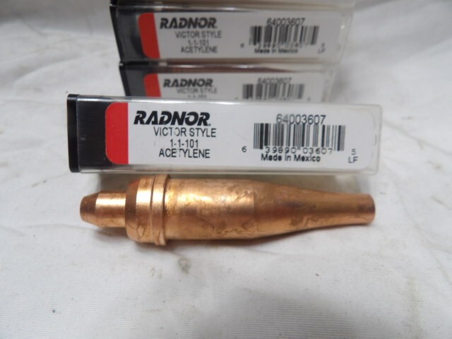 Radnor Acetylene Torch Tip 1-1-101 (Qty of 5)