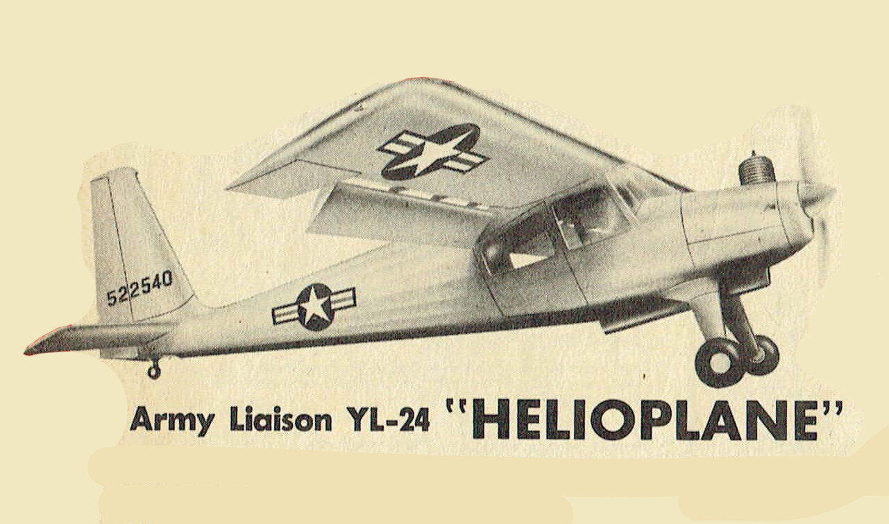 Berkeley Model Airplane Plans (FF-RC ): YF-24 Helioplane 1/12 Scale for .049-.14