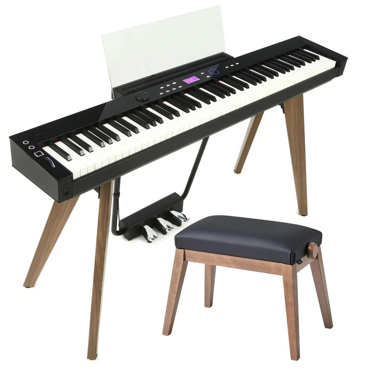 Casio PX-S7000 Digital Piano with Matching Bench - Black