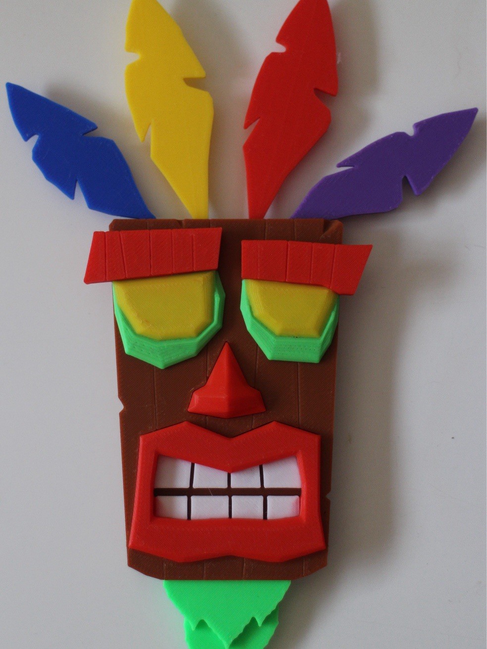 Crash Bandicoot Aku Aku Figurine Fan Art