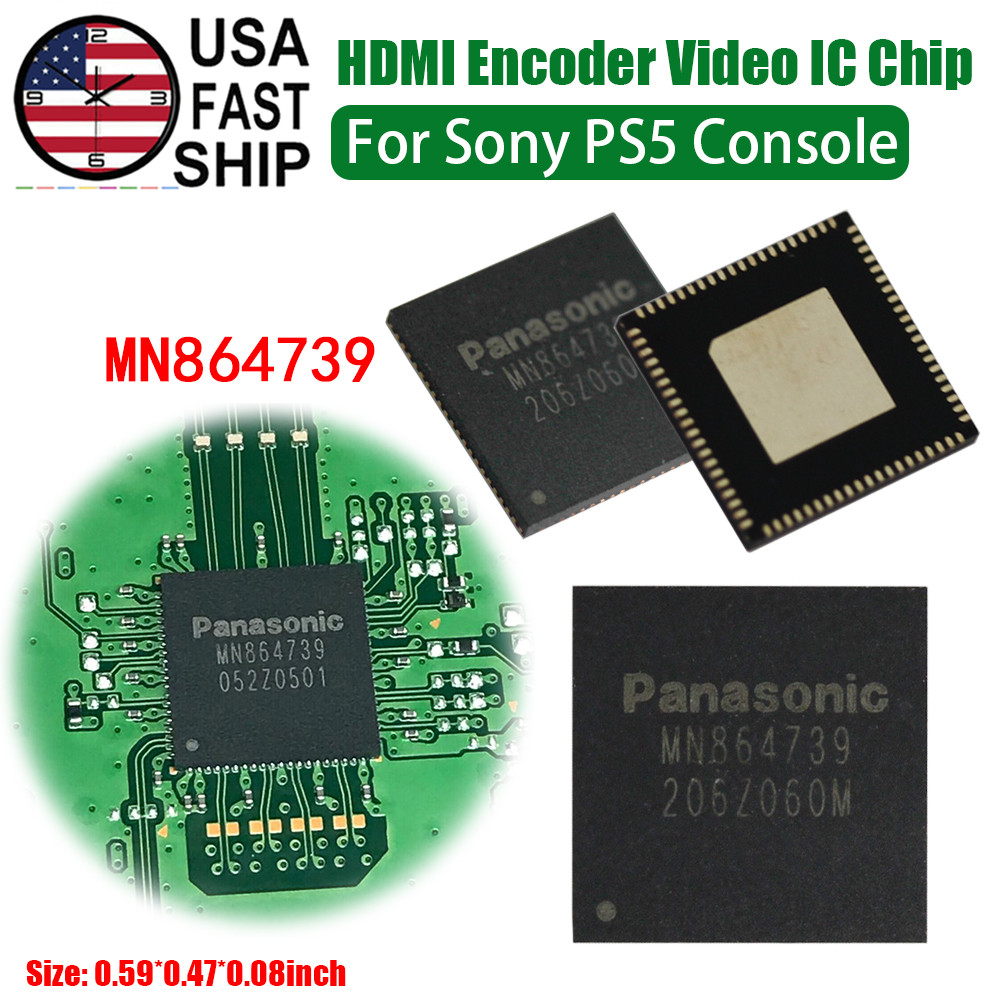 OEM HDMI Encoder Video IC Chip Control Panasonic MN864739 For Sony PS5 Console